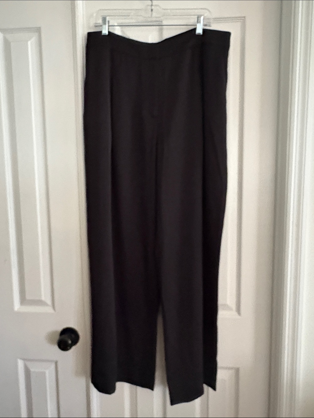 French Connection Black High waisted Wide Leg Dressy office Pants Women’s 14 NWT